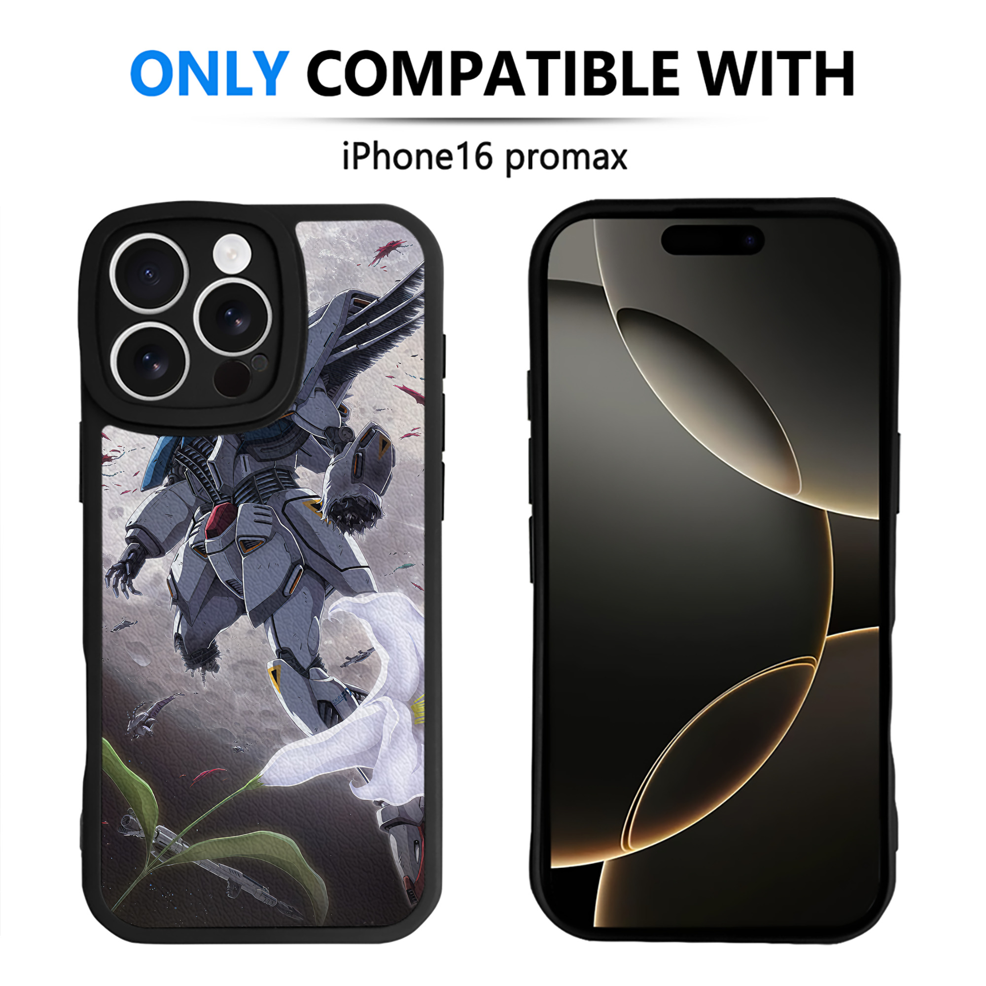 （画像用） 機動戦士ガンダム Mobile Suit Gundam 【iPhone 16シリーズ対応】シリコンスマホケース（レザー調） 材質：シリコン